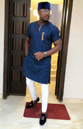 MG Men's Traditional African Wear/ Kafka, African Suit T81