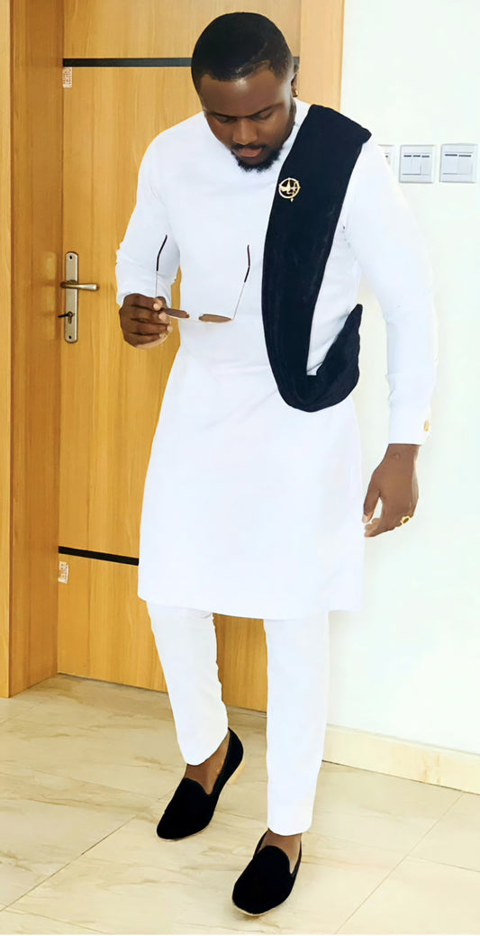 MG Men's Traditional African Wear/ Kafka, African Suit T158