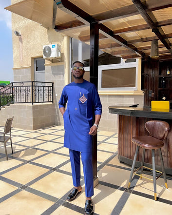 MG Men's Traditional African Wear/ Kafka, African Suit T249