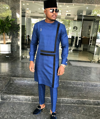 MG Men's Traditional African Wear/ Kafka, African Suit T92