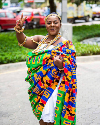 MG Royal Hand Weaved Kente Cloth P43g33