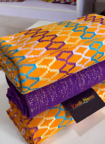 Kente Haven Hand Weaved Kente Cloth KH 119