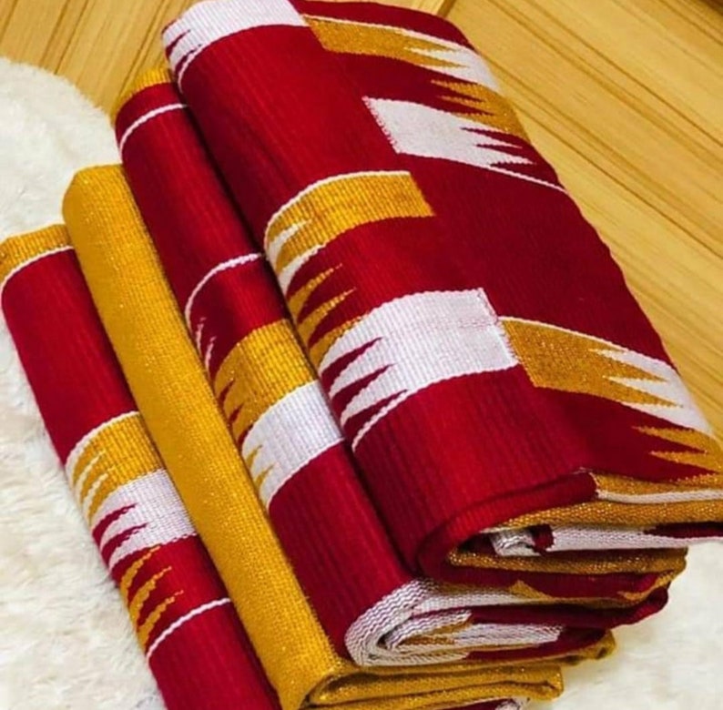 MG Authentic Hand Weaved Kente Cloth A915
