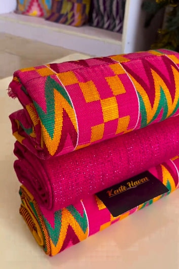 Kente Haven Hand Weaved Kente Cloth KH113