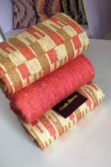 Kente Haven Blend Fashion Hand Weaved Kente Cloth KH267