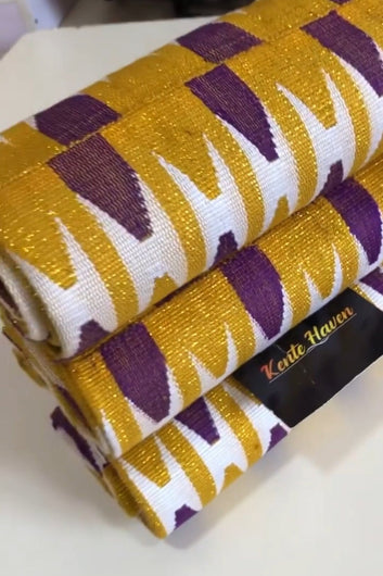 Kente Haven New Fashion Hand Weaved Kente Cloth KH156