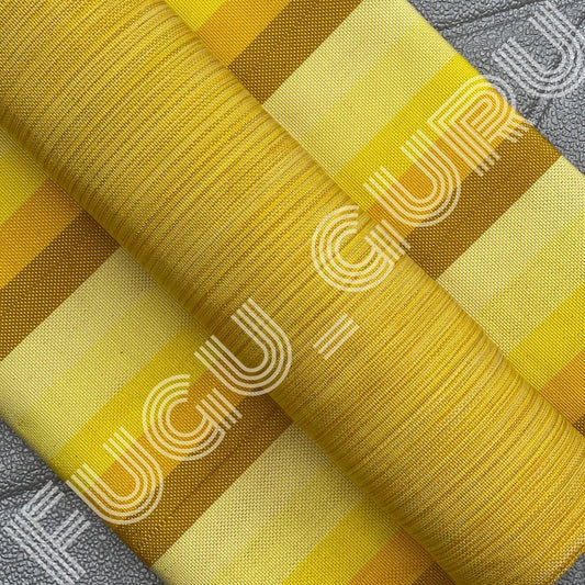 Fugu Guru New Fashion Brand Collection gives highest quality Striped Bonwire Kente Cloth/ FG153