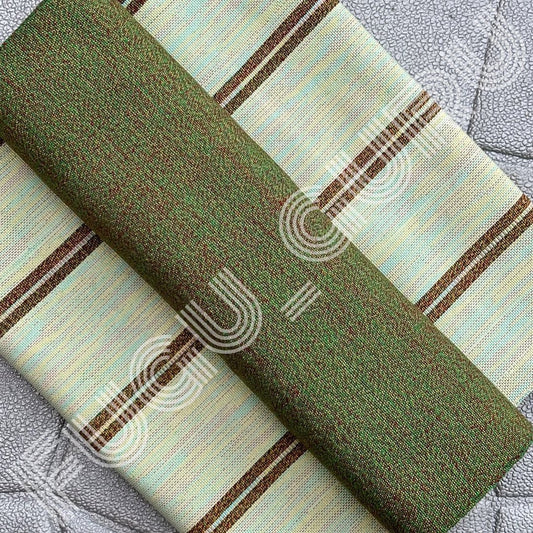 Fugu Guru New Fashion Brand Collection gives highest quality Striped Bonwire Kente Cloth/ FG175