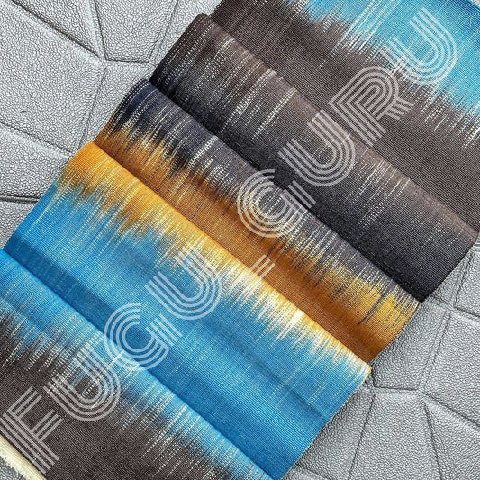 Fugu Guru New Fashion Brand Collection gives highest quality Striped Bonwire Kente Cloth/ FG213