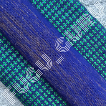 Fugu Guru New Fashion Brand Collection gives highest quality Striped Bonwire Kente Cloth/ FG146