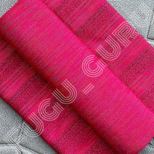 Fugu Guru New Fashion Brand Collection gives highest quality Striped Bonwire Kente Cloth/ FG195