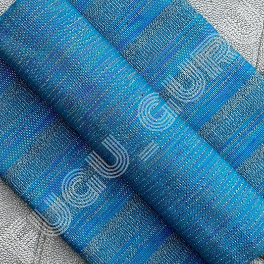 Fugu Guru New Fashion Brand Collection gives highest quality Striped Bonwire Kente Cloth/ FG201