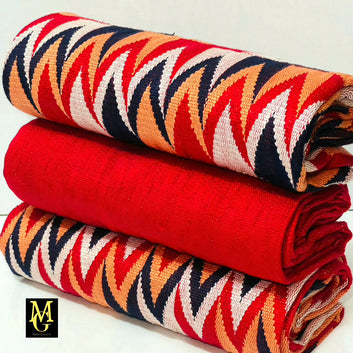 MG Premium Hand Weaved Kente Cloth P143