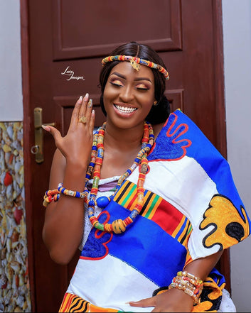 MG Royal Hand Weaved Kente Cloth R68